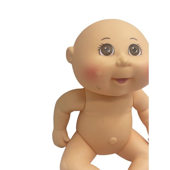 2016 OAA CABBAGE PATCH KIDS DOLL PREEMIE 9" HARD BODY BLUE EYES EYELASHES, BALD - Picture 9 of 15